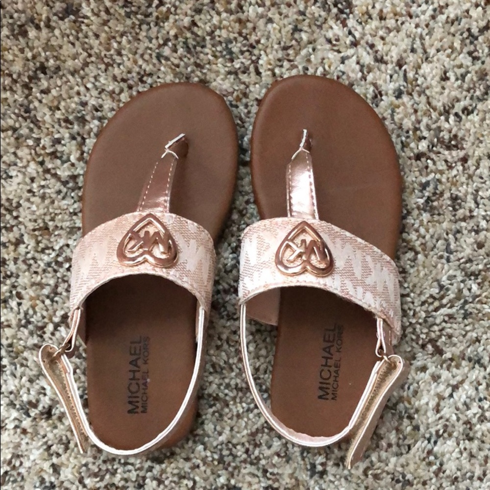 NWOT toddler Michael Kors sandals
